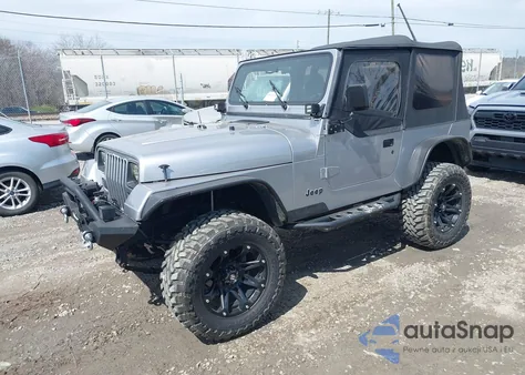1990 Jeep Wrangler / Yj S z USA, uszkodzony, nr VIN 2J4FY19E3LJ529758